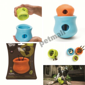 Интерактивна играчка за кучета 10 см - Предизвикателство + Лакомство в различни цветове Zogoflex Toppi 